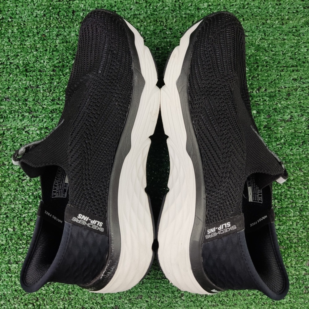 Skechers Sneakers Womens 5 Black Slip-Ins Max Cushioning Go Walk Anywhere 128571 - Picture 5 of 8